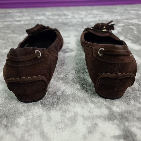 THE ORIGINAL CAR SHOE Loafers Tassels Leather - Picture 6 of 10